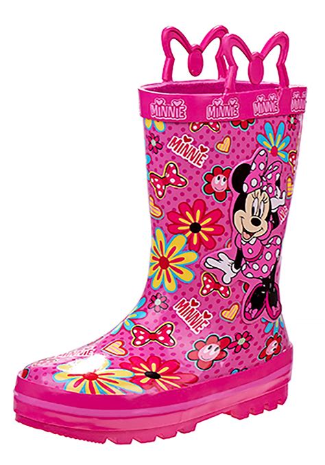 Minnie Mouse - Disney Minnie Mouse Flower Power Rain Boots (Toddler Girls) - Walmart.com ...