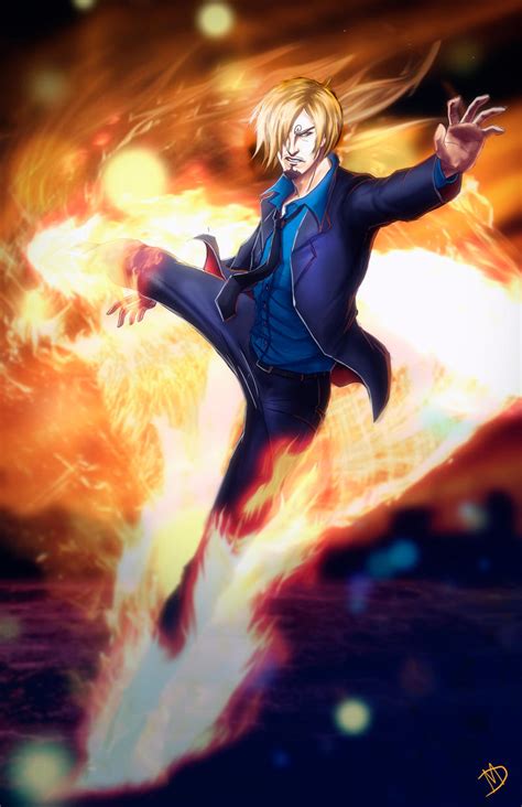 Sanji Vinsmoke - Diable Jambe by Madboy-Art on DeviantArt