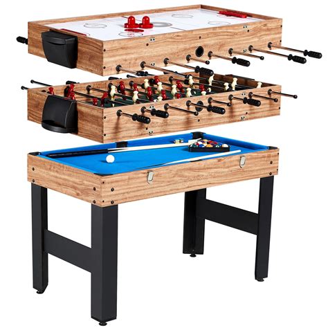 MD Sports 48" 3 In 1 Combo Pool, Hockey & Foosball Game Table, Accessories Included - Walmart ...