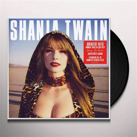 Shania Twain Greatest Hits: Summer Tour Edition 2024 Vinyl Record