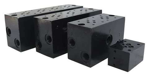 Mild Steel Blackening Hydraulic Manifold Blocks, For Industrial at Rs ...