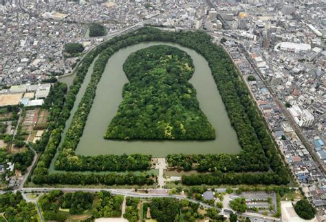 Japan's largest mounded tomb may be larger than previously thought