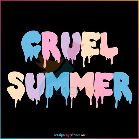 Cruel Summer Taylor Swift Lover Album SVG Graphic Design Files » PeaceSVG