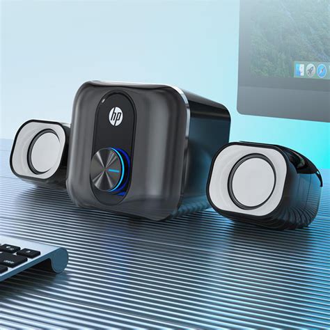 HP Computer Audio Notebook Desktop Small Speaker USB High Quality Bass ...