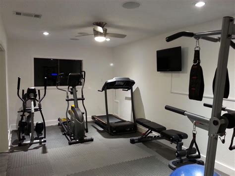 Home Gym In Small Garage Ideas