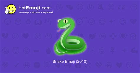 🐍 Snake Emoji Meaning with Pictures: from A to Z