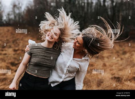 Happy female friends Stock Photo - Alamy