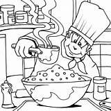 Chef Coloring Pages At GetColoringscom  Free Printable Colorings sketch template