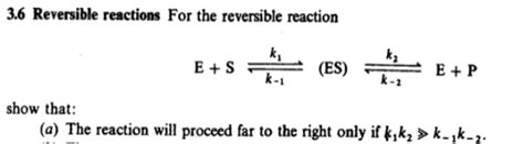 Solved 3.6 Reversible reactions For the reversible reaction | Chegg.com