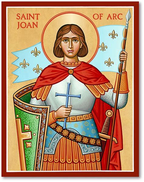 Women Saints: St Joan of Arc Icon | Monastery Icons | Joan of arc ...