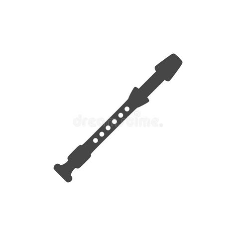 Flute Silhouette - Illustration Stock Vector - Illustration of bassoon, fashioned: 153228074