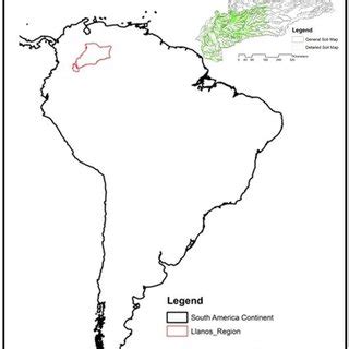 Llanos South America Map - Map Of Rose Bowl