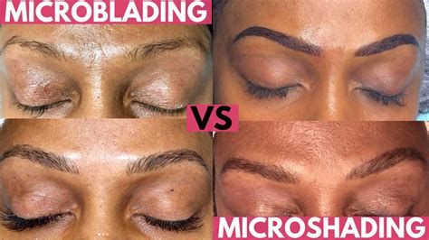 Microblading Eyebrows Vs Microshading Eyebrows | Which Service is BEST for YOU?! - YouTube