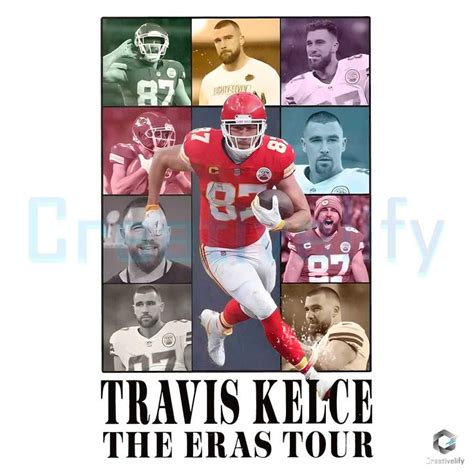 Travis Kelce Eras Tour PNG American Football File Download in 2023 ...