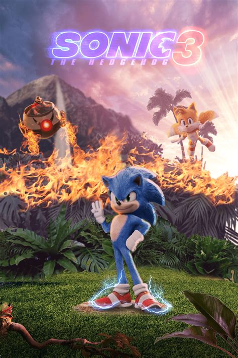 Sonic The Hedgehog 3 Movie Poster on Behance