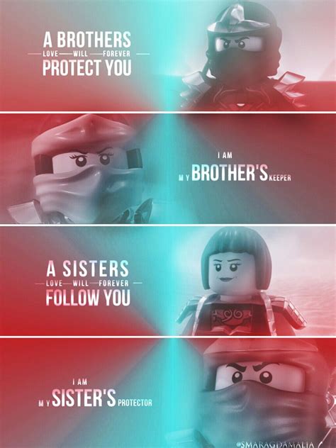 Lego Ninjago A true meaning of Brothers and Sisters Lego Ninjago Nya, Ninjago Memes, Mustache ...