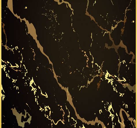 Marble texture black gold Contemporary Wallpaper - TenStickers