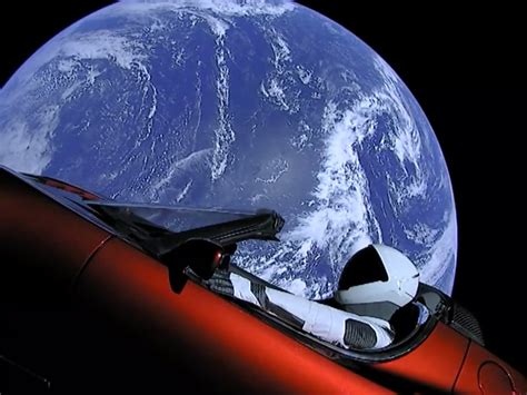 Tesla Roadster Starman live video feed from SpaceX Falcon Heavy launch - Business Insider