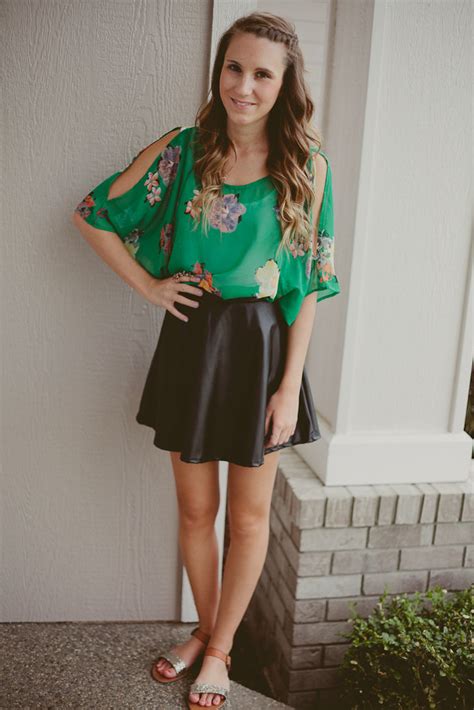 Florals, Glitter and...Leather? - Twenties Girl Style