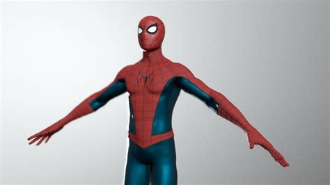 Spider-Man No Way Home New Suit 3D Model Rigged CGTrader ...