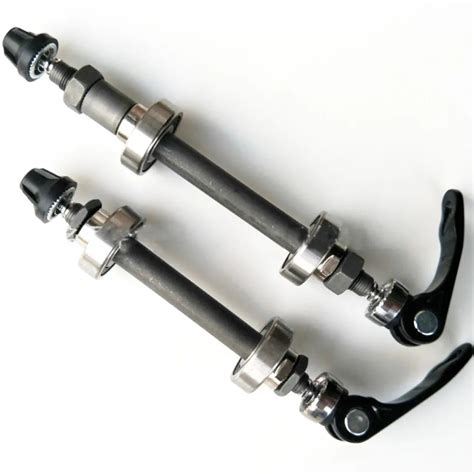 MTB Bike Bicycle Wheel Hub Front And Rear Quick Steel Release With 2 Bearings Bicycle ...