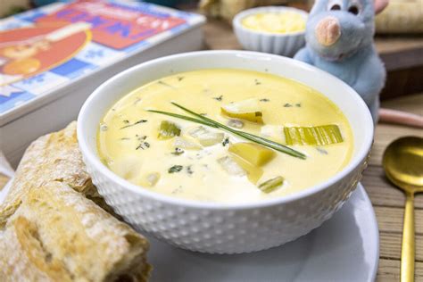 Remy's Potato & Leek Soup Inspired By Ratatouille - The Starving Chef