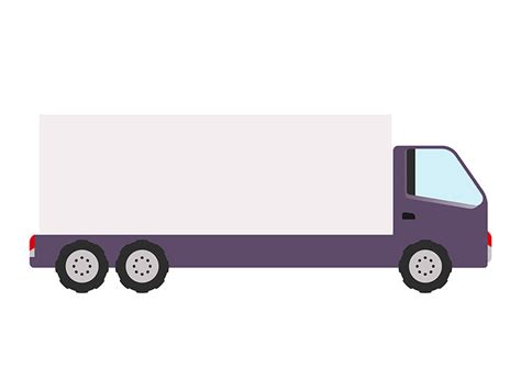 Freight truck cartoon vector illustration by The Img ~ EpicPxls