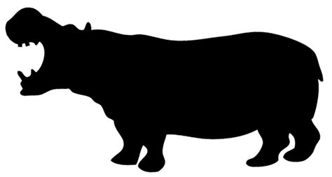 Hippopotamus Silhouette Decal Clip art - hippo png download - 1004*538 ...