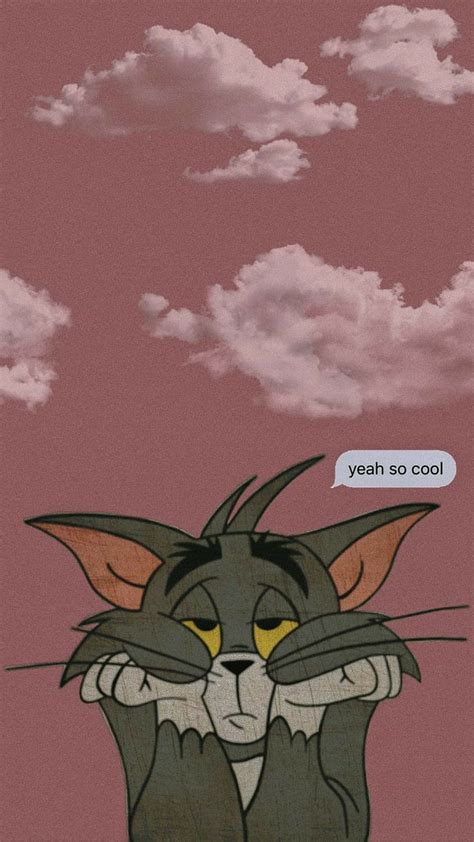 Sad jerry, aesthetic, tom and jerry, HD phone wallpaper | Peakpx