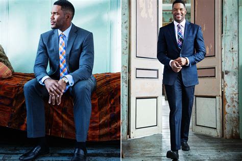 Michael Strahan Suits Up for Alexa Shoot, Talks Sartorial Closet – The ...