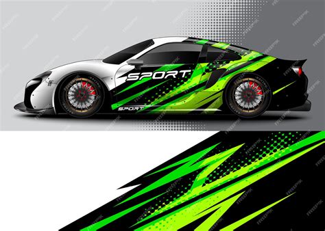 Premium Vector | Abstract background racing sport car for wrap decal ...