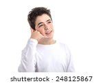 Boy Making A Phone Call Free Stock Photo - Public Domain Pictures