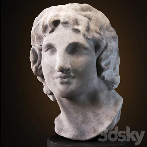 Bust of Alexander the Great 3D Model - 3DSKY Decor Helper