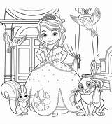 Dibujos De La Princesa Sofia Para Colorear  Wonder Daycom sketch template