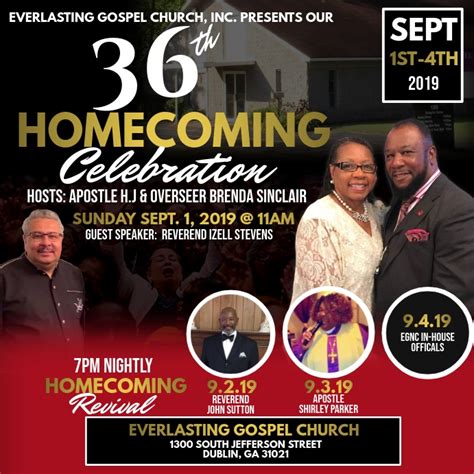 Church Homecoming Flyer Template, Web check out our church flyer homecoming selection for the ...