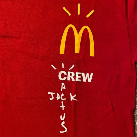 Travis Scott x McDonalds Crew T-shirt... - Depop