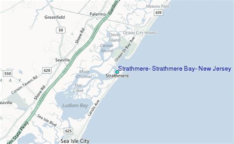 Strathmere, Strathmere Bay, New Jersey Tide Station Location Guide