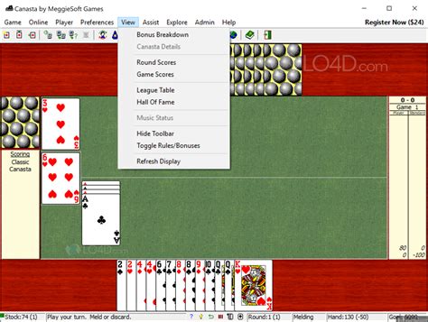 Canasta Card Game for Windows 8 - LO4D.com