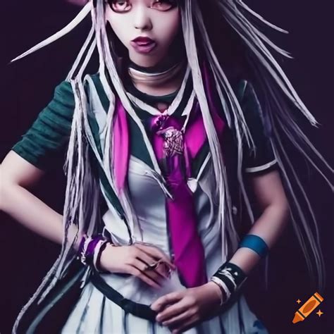 Full body artwork of ibuki mioda on Craiyon