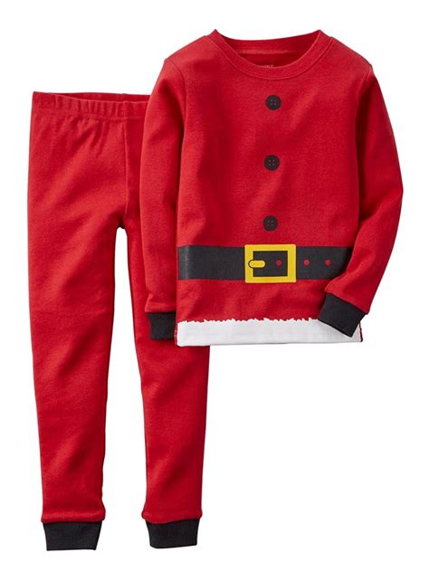 Carters Infant & Toddler Boys 2-Piece Santa Claus Christmas Pajama Set ...