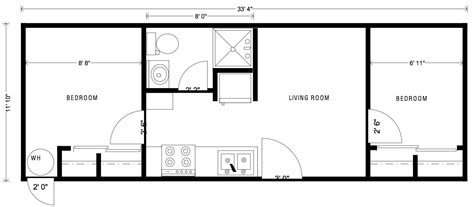 Portable Employee Housing by Little House on the Trailer | Cabin floor plans, Tiny house floor ...