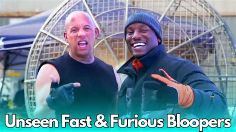 All UNSEEN Fast and Furious Bloopers and Gag Reel - YouTube