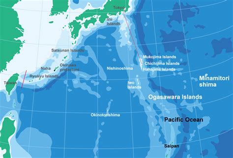 Ogasawara Islands Map