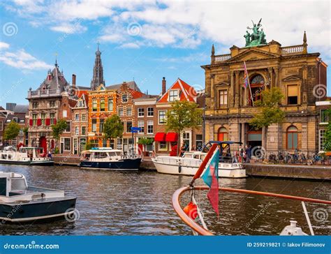 Cityscape of Haarlem, North Holland, Netherlands Stock Image - Image of facade, europe: 259219821