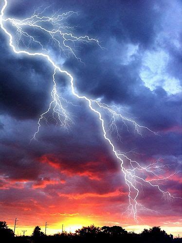 Lightning Sunset | Photographie de paysages, Photos paysage, Fond d'écran téléphone