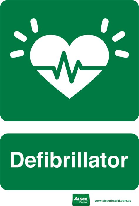 Defibrillator Signs | Print Posters & Location Signs | Alsco First Aid