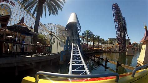 California Screamin' Roller Coaster Front Seat POV 1080p HD Disney California Adventure ...