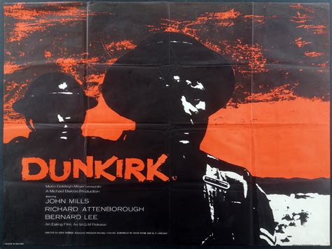 DUNKIRK (1958) Ealing Studios Original Vintage Film Movie Poster | Picture Palace Movie Posters