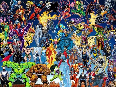 Marvel Comic Characters Wallpapers - Top Free Marvel Comic Characters ...