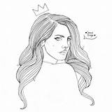 Hipster Tumblr Girl Coloring Pages Sketch Page sketch template